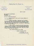 Letter From Archibald Douglas Turnbull to Hope Butler, April 3, 1940
