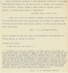 Telegram From Francis Mairs Huntington-Wilson to Connecticut Delegates and William Allen White, June 3, 1940