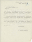 Letter From Francis Mairs Huntington-Wilson to Claude Pepper, January 27, 1941
