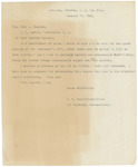 Letter From Francis Mairs Huntington-Wilson to John A. Danaher, January 27, 1941 by Francis Mairs Huntington-Wilson