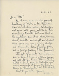 Letter From Fred Morris Dearing to Francis Mairs Huntington-Wilson, September 9, 1943