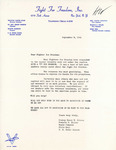 Letter From Henry W. Hobson to Fight For Freedom Members, September 8, 1941 by Henry W. Hobson