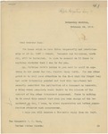 Letter From Francis Mairs Huntington-Wilson to Philander Knox, February 24, 1909