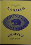 Grizzly Gridder Ursinus College Official Football Program, October 12, 1935