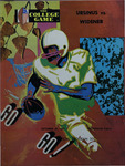 Grizzly Gridder Ursinus College Official Football Program, October 27, 1973 by Tom Polinski