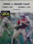 Grizzly Gridder Ursinus College Official Football Program, October 4, 1975 by Sports Information Department