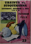 Grizzly Gridder Ursinus College Official Football Program, October 3, 1953 by Varsity Club