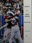 Grizzly Gridder Ursinus College Official Football Program, October 11, 1980 by Sports Information Department and Michael Cash