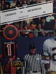 Grizzly Gridder Ursinus College Official Football Program, November 8, 1980 by Sports Information Department, Michael Cash, Marion Crowell, and David Garner