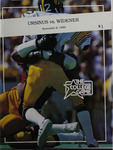Grizzly Gridder Ursinus College Official Football Program, November 6, 1982 by Sports Information Department, Michael Cash, and Sterling Brown