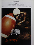 Grizzly Gridder Ursinus College Official Football Program, November 5, 1983