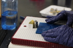 Glass Grinding in Studio 5 by IDS-110 Students