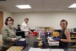 Glass Grinding in Studio 7 by Lucy McGinty, Logan Downs, and Sharon Gearhart