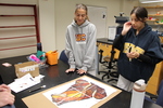 Glass Bear in Progress by Gabriella Vassalluzzo and Jenna Saidi