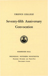 1945 Ursinus College Founders' Day Program by Ursinus College