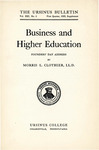 Business and Higher Education by Morris L. Clothier and George Leslie Omwake