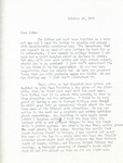Letter from Linda Grace Hoyer to John Updike, October 23, 1950 by Linda Grace Hoyer