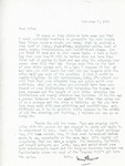 Letter from Linda Grace Hoyer to John Updike, November 7, 1950 by Linda Grace Hoyer