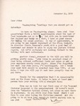 Letter from Linda Grace Hoyer to John Updike, November 22, 1950 by Linda Grace Hoyer
