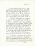 Letter from Linda Grace Hoyer to John Updike, December 1, 1950 by Linda Grace Hoyer