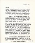 Letter from Linda Grace Hoyer to John Updike, January 12, 1951 by Linda Grace Hoyer