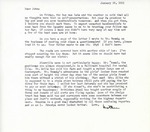 Letter from Linda Grace Hoyer to John Updike, January 28, 1951 by Linda Grace Hoyer