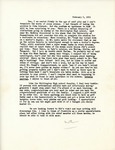Letter from Linda Grace Hoyer to John Updike, February 5, 1951 by Linda Grace Hoyer