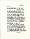 Letter from Linda Grace Hoyer to John Updike, March 1, 1951