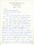 Letter From William A. Means to Miguel d'Escoto Brockmann, April 4, 1980 by William A. Means