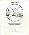 Save the River: Stop Winter Navigation on the St. Lawrence by Save the River Committee