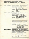 Itinerary of Cultural Activities: Second International Conference in Solidarity with Independence for Puerto Rico, 1979 by Independence for Puerto Rico Conference