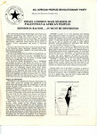 All-African Peoples Revolutionary Party Educational Brochure Number One