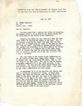 Letter from Robert T. Coulter to Thomas Banyacya, July 14, 1977 by Robert T. Coulter
