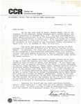 Form Letter from William M. Kunstler, September 17, 1984 by William M. Kunstler