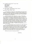 Draft Letter from Dennis Banks and John Thomas to “A Sense of the Sacred” Project Team