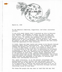 Letter from Max Gail to the Reburial Committee, March 10, 1988