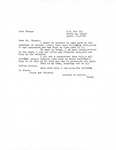 Letter from Tomah to John Thomas, April 15, 1988
