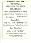 Indian Reburial Benefit Concert Flyer