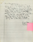 Letter from Nathen to Congress by Nathen