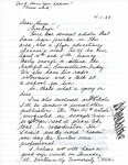 Letter from Alice Lambert to the Reburial Committee, April 1, 1988 by Alice Lambert