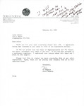 Letter From Vi Simpson to Julie Zimmer, February 22, 1988 by Vi Simpson