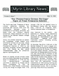 Myrin Library News, Vol. 2 No. 7, May 1990 by Myrin Library Staff