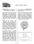 Myrin Library News, Vol. 4 No. 2, December 1991 by Myrin Library Staff