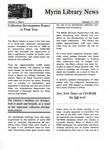 Myrin Library News, Vol. 5 No. 4, February 1993 by Myrin Library Staff