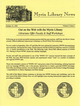 Myrin Library News, Vol. 9 No. 1, October 1995 by Myrin Library Staff