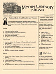Myrin Library News, Vol. 11 No. 2, November 1997 by Myrin Library Staff