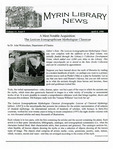 Myrin Library News, Vol. 11 No. 5, April 1998 by Myrin Library Staff and John Wickersham