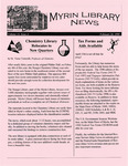 Myrin Library News, Vol. 12 No. 4, February 1999 by Myrin Library Staff