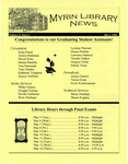 Myrin Library News, V. 11 No. 6, May 1998 by Myrin Library Staff