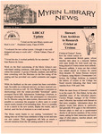 Myrin Library News, Vol. 13 No. 5, April 2000